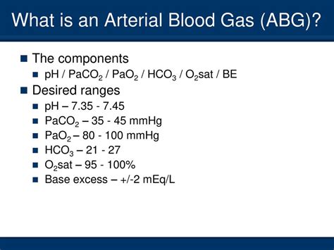 gas analysis of oxygen|blood test for oxygen levels.